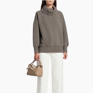 Varley Gray Cowl Neck Sweater